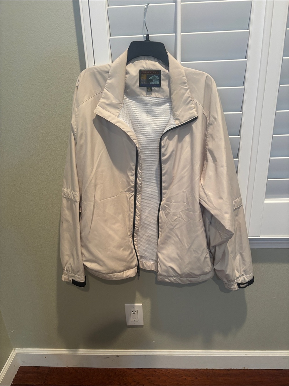 Outdoor Research Women's Light Cream Windbreaker Jacket